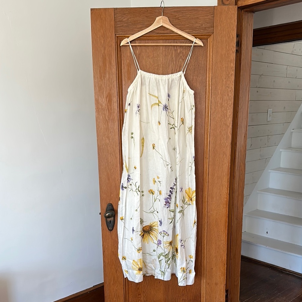 Floral White Sundress